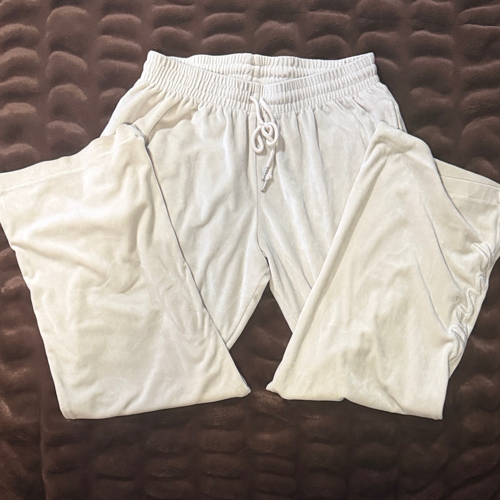 PINK Victoria's Secret White Lounge Pants